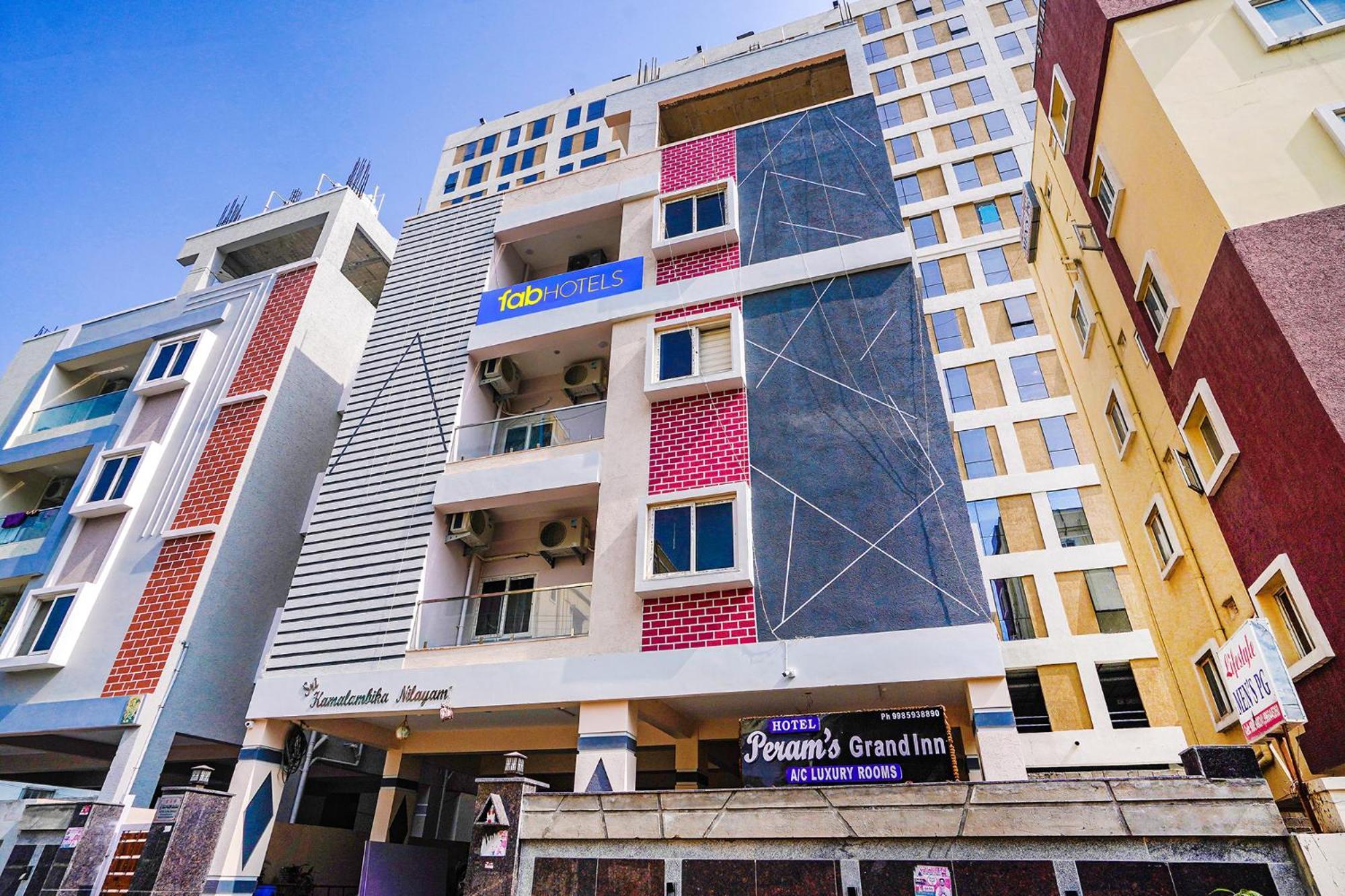 היידראבד Fabhotel Perams Grand Inn - Hitech City מראה חיצוני תמונה